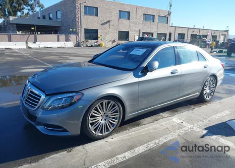 2015 Mercedes-Benz S 550 from USA, damaged, VIN WDDUG8CB0FA181943